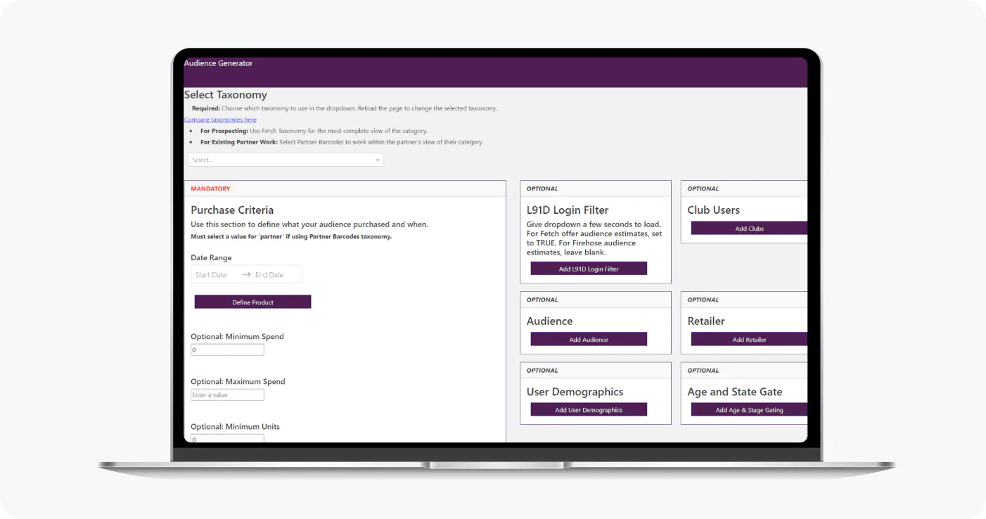Fetch Rewards data application