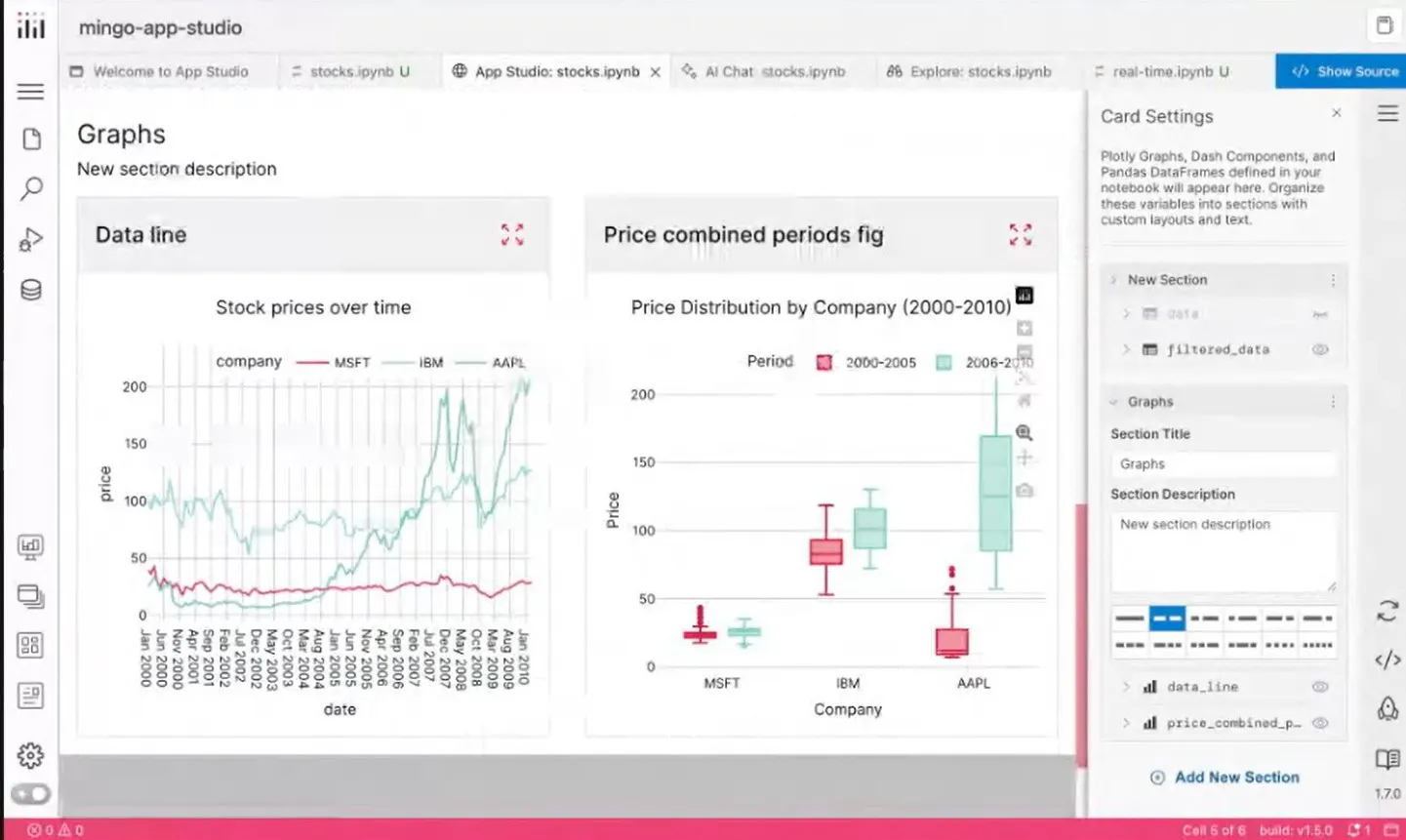 Plotly App Editor to click and customize data apps