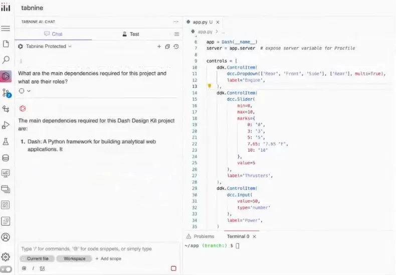 coding assistant tabnine