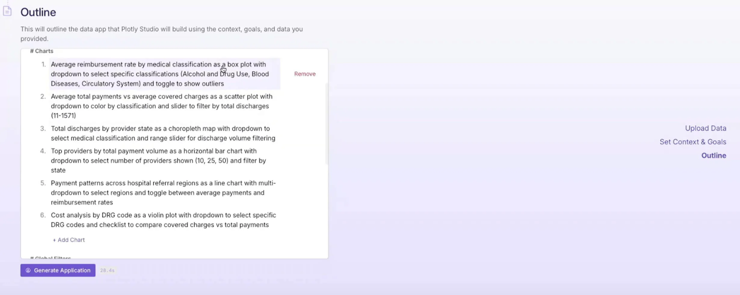 Specifications document plotly studio