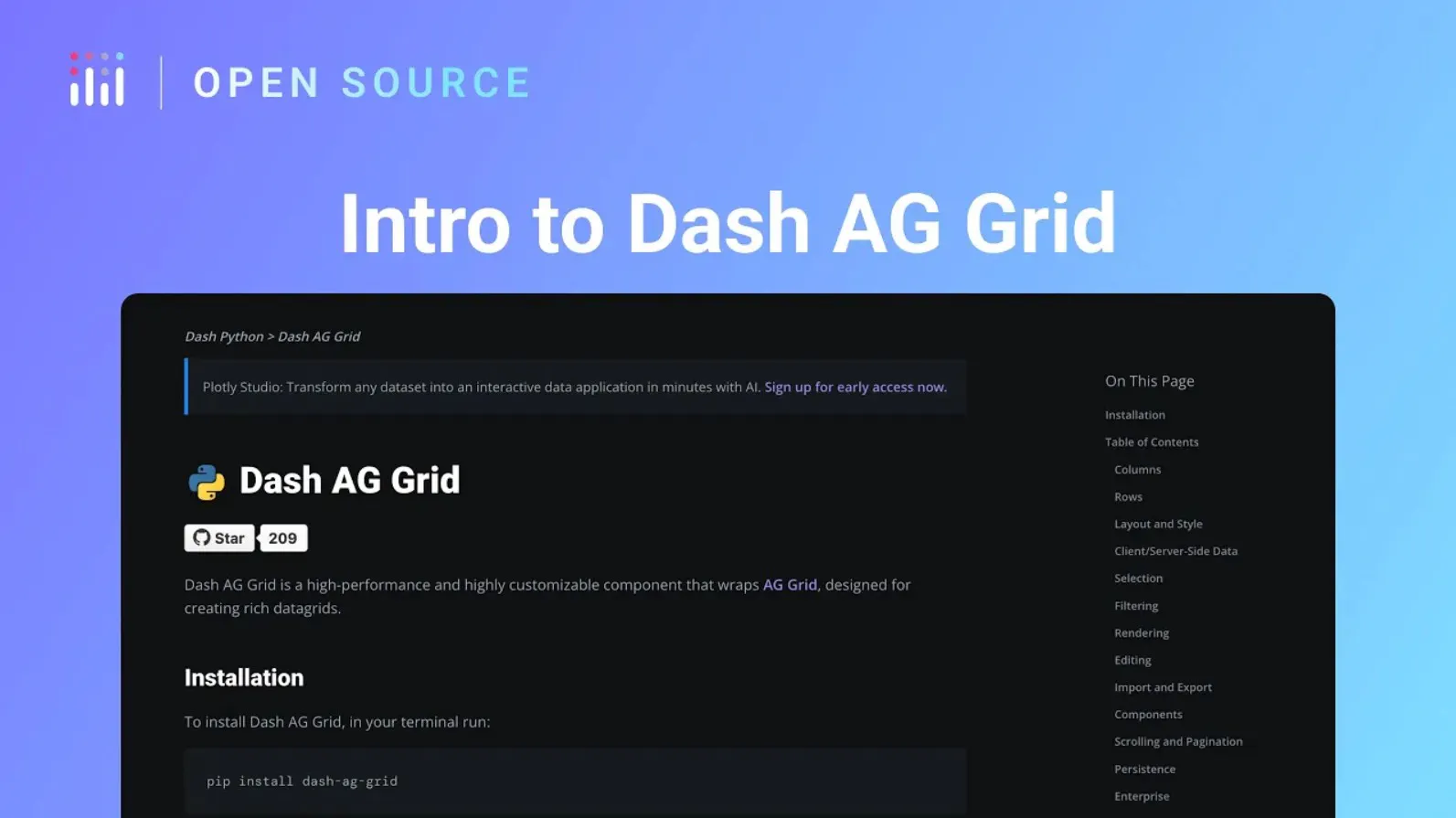 dash ag grid