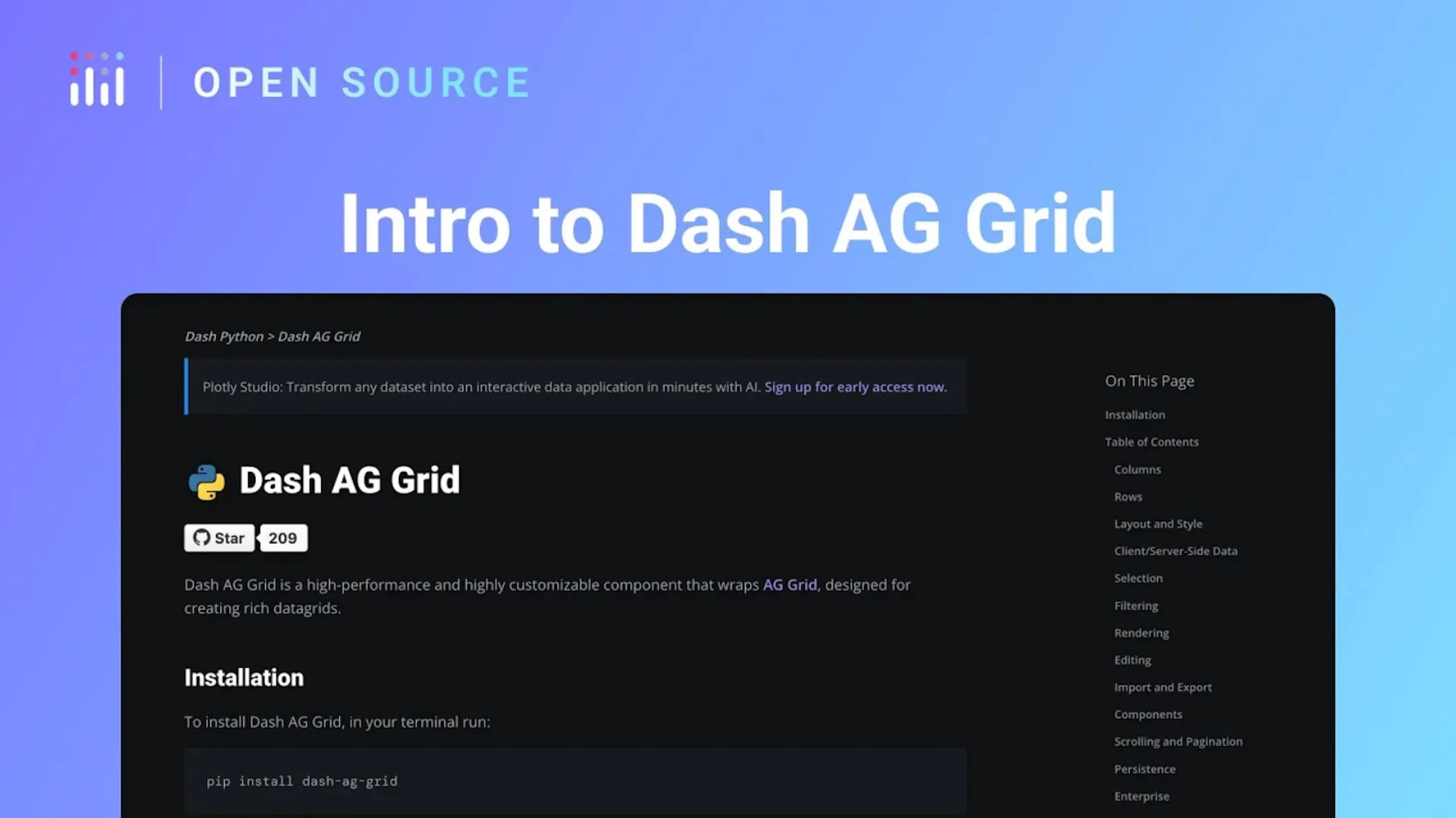dash ag grid