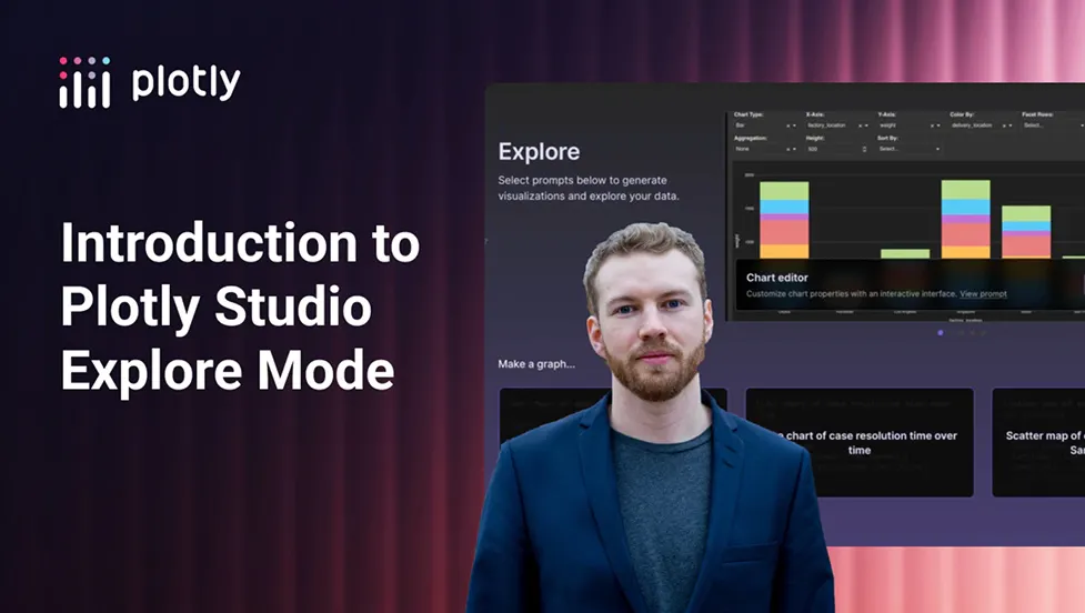 intro to explore mode in plotly studio