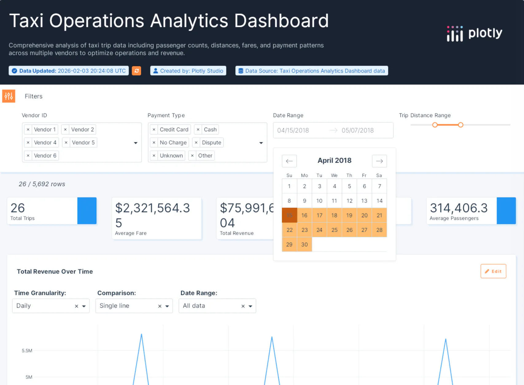 the old date picker from Dash Core Components
