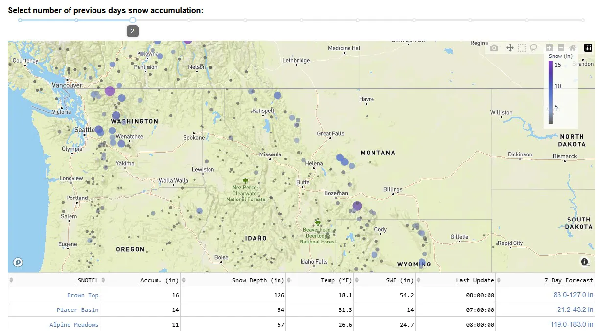 snow conditions app