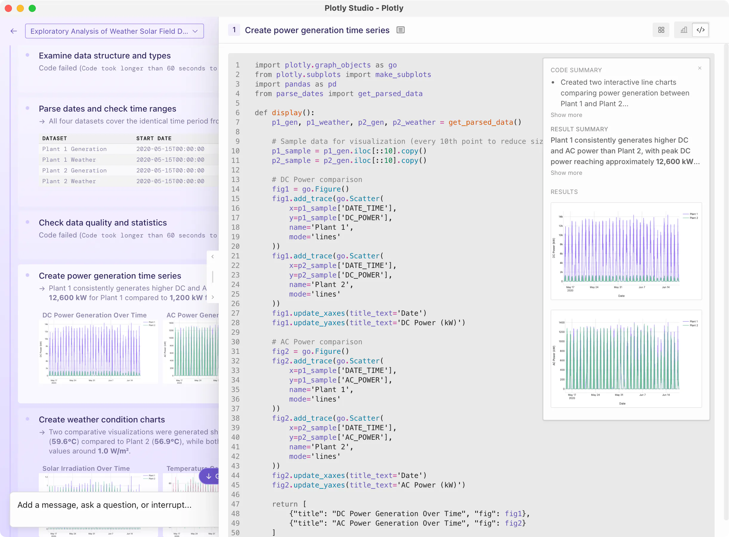 Agentic analytics