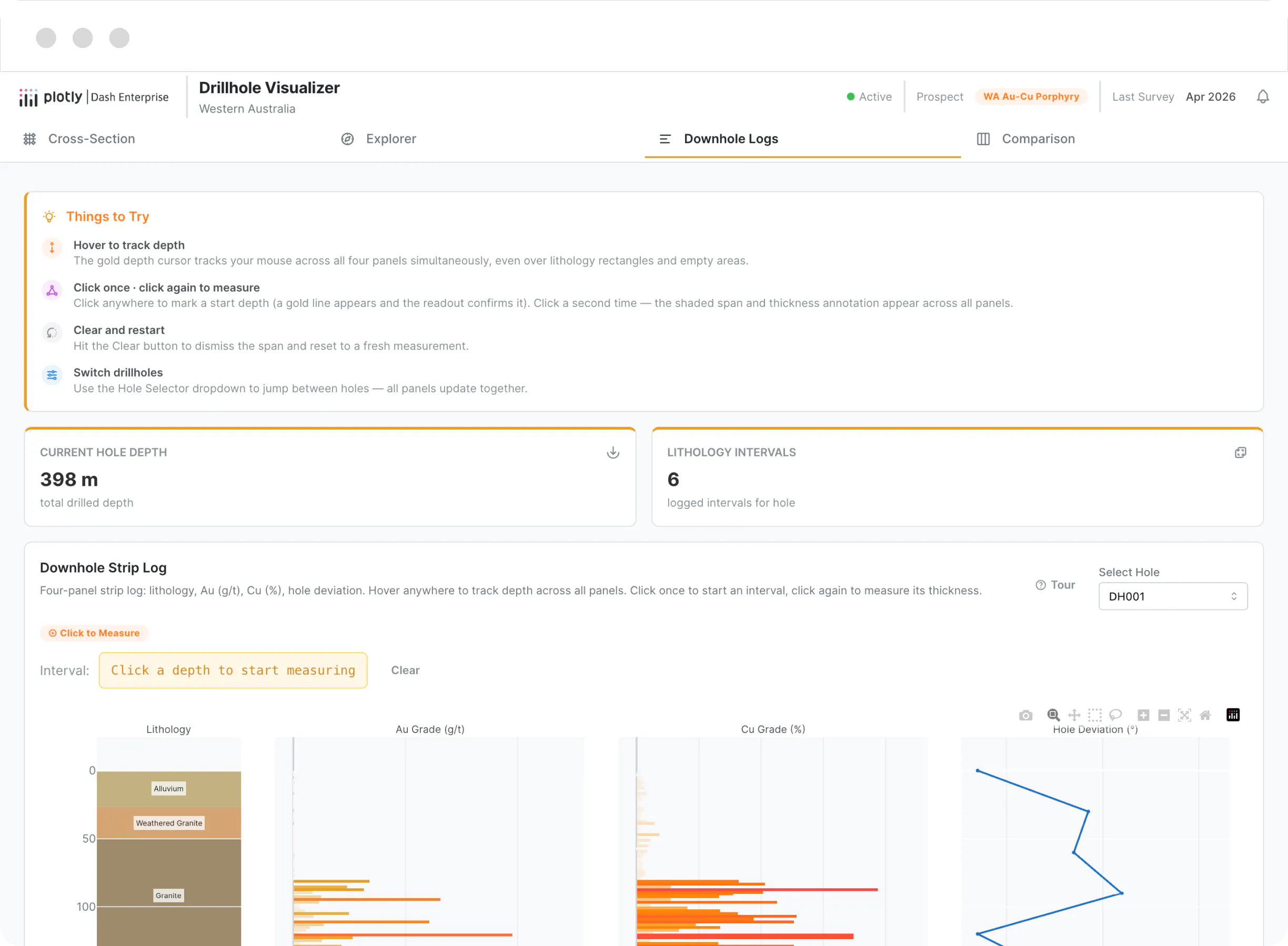 Drillhole Visualizer App