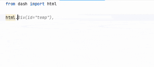 Dash HTML Components