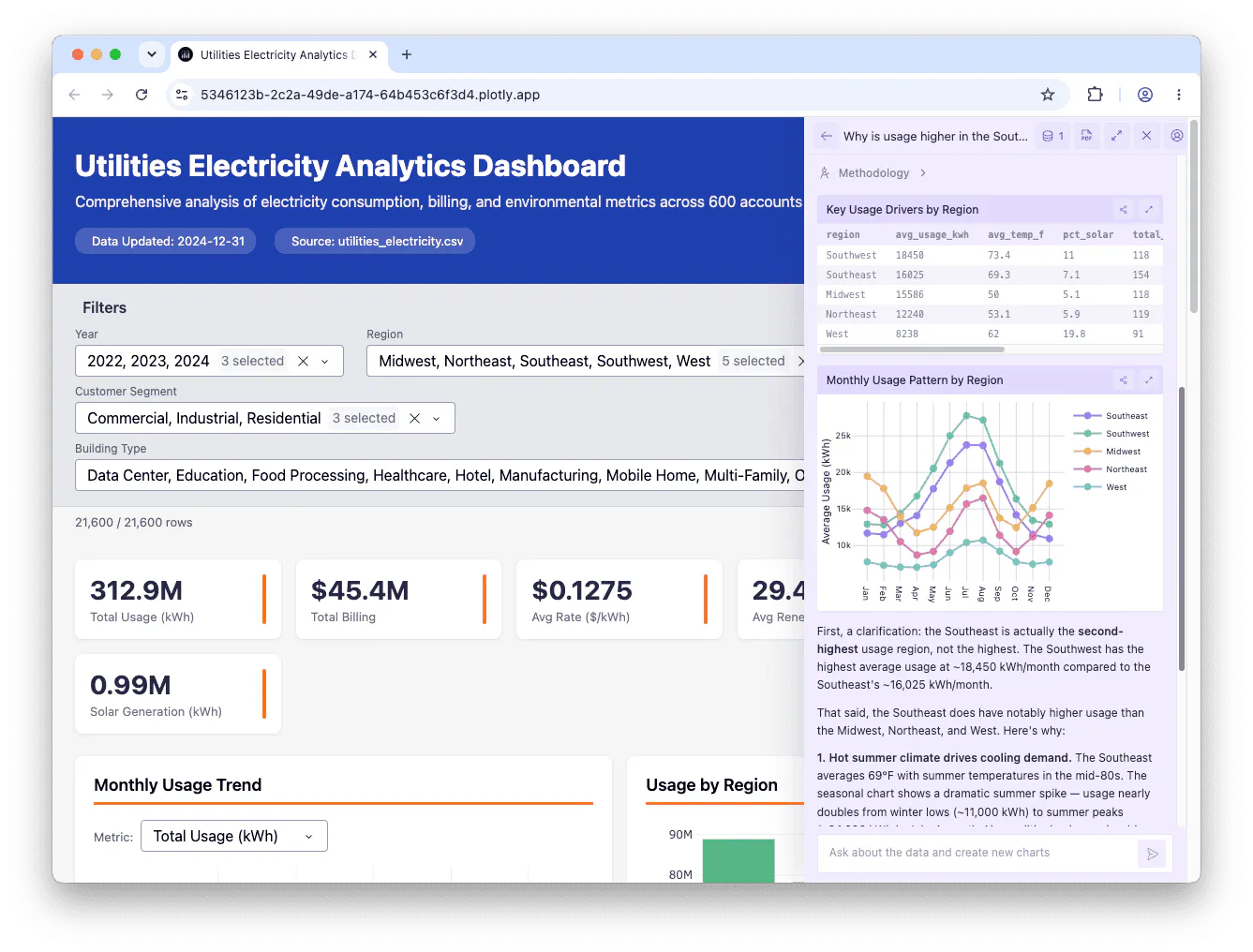 Plotly Studio Embedded