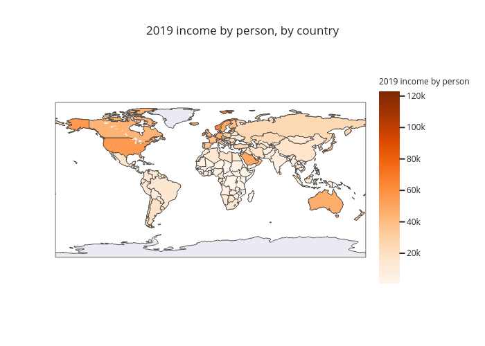 2019 income by person, by country | choropleth made by Andreascalisi | plotly